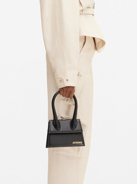 Jacquemus Le Chiquito Moyen Black Bag at The Platonist
