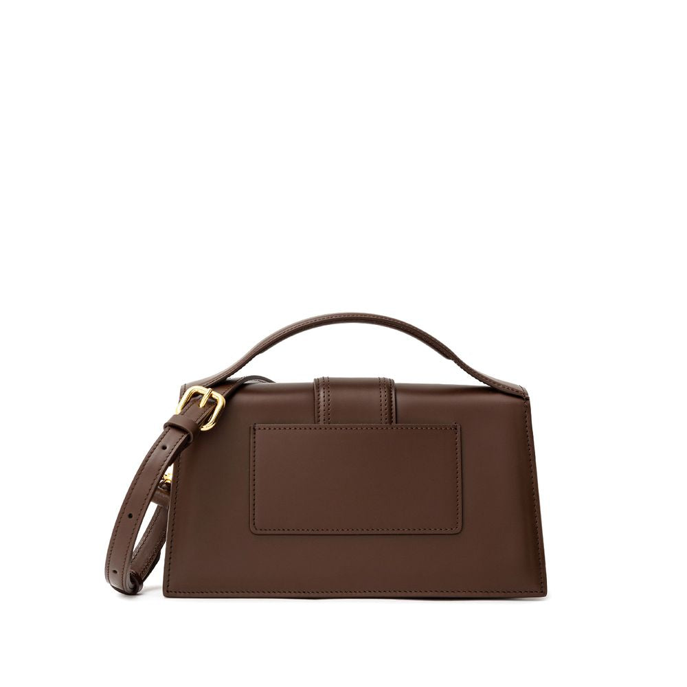 Jacquemus Braune Handtasche aus Leder „Le Grand Bambino“