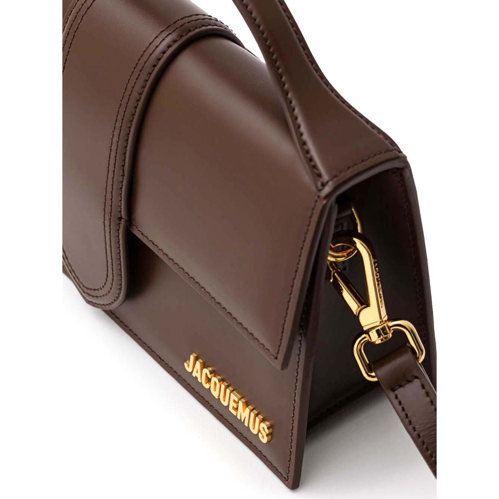 Jacquemus Braune Handtasche aus Leder „Le Grand Bambino“