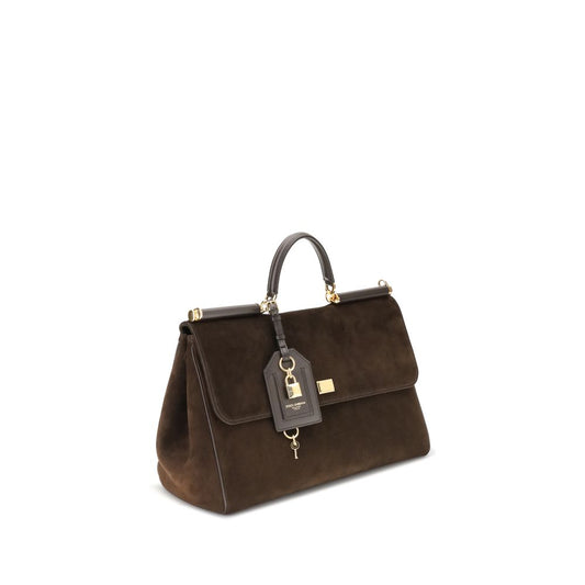 Sac à main en daim Dolce &amp; Gabbana Sicily