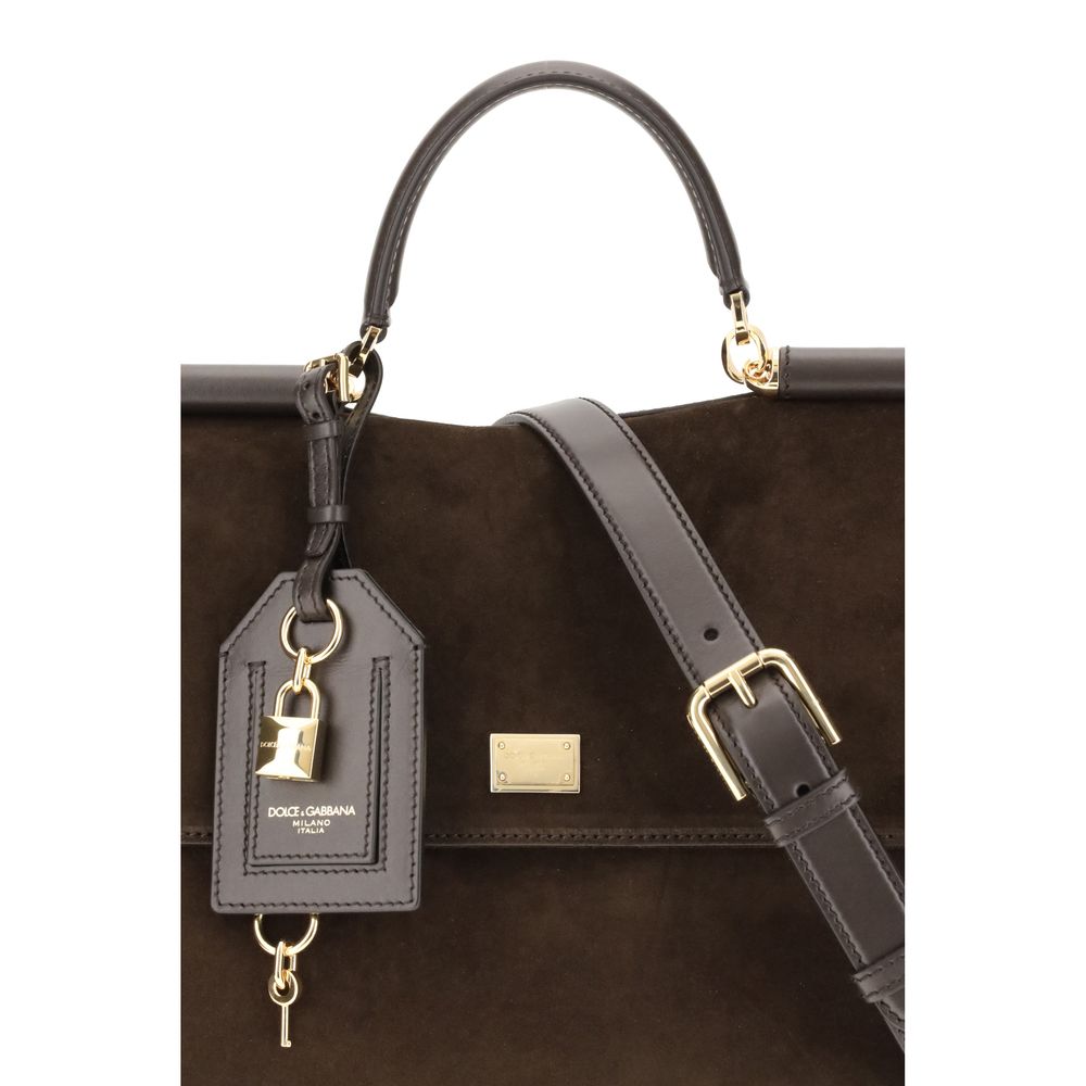 Sac à main en daim Dolce &amp; Gabbana Sicily