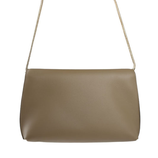 Giada Beige Leather Crossbody Bag at The Platonist