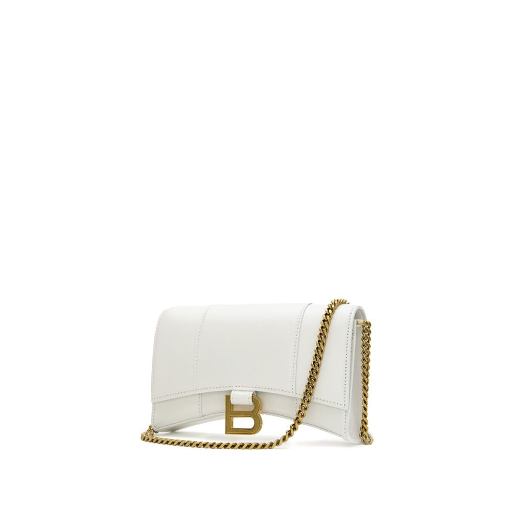 Sac à bandoulière en cuir blanc Balenciaga