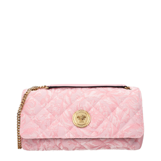 Sacs à bandoulière en tissu rose Versace