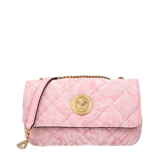 Sacs à bandoulière en tissu rose Versace
