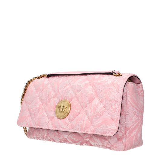 Sacs à bandoulière en tissu rose Versace