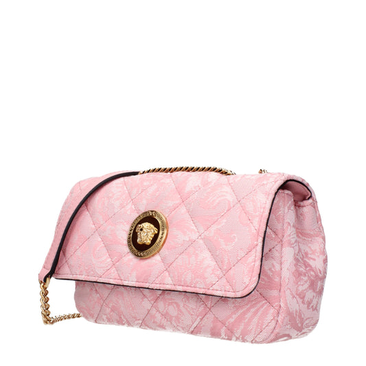 Sacs à bandoulière en tissu rose Versace