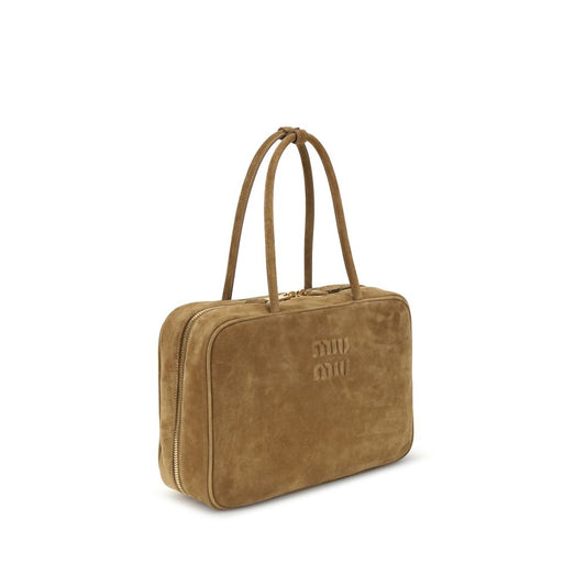 Sac à main en daim Miu Miu Beau