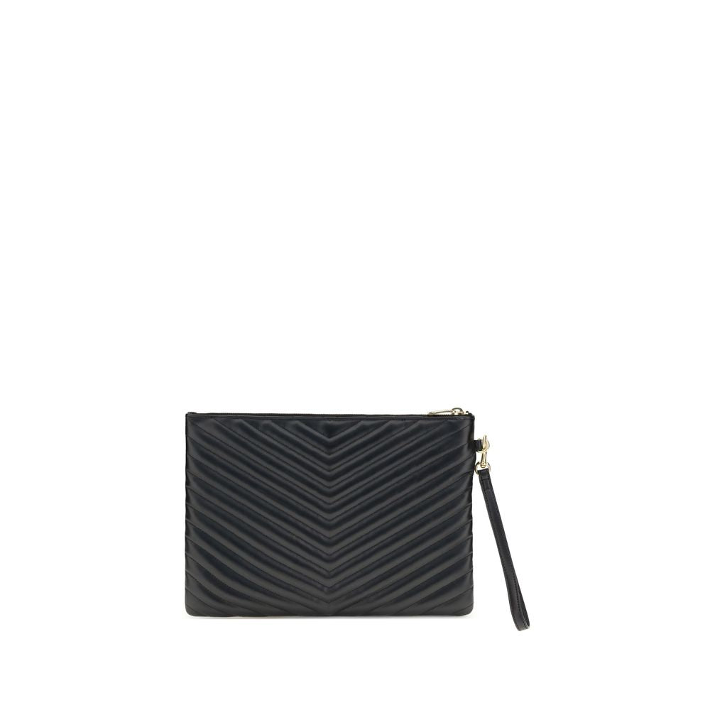 Saint Laurent Pochette en cuir matelassé