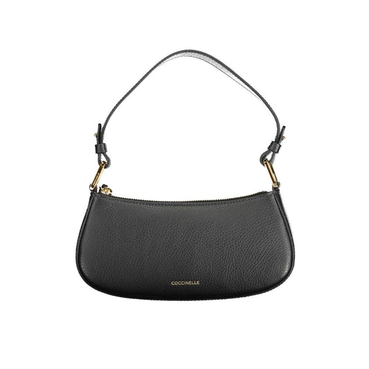 Sac à main en cuir noir Coccinelle