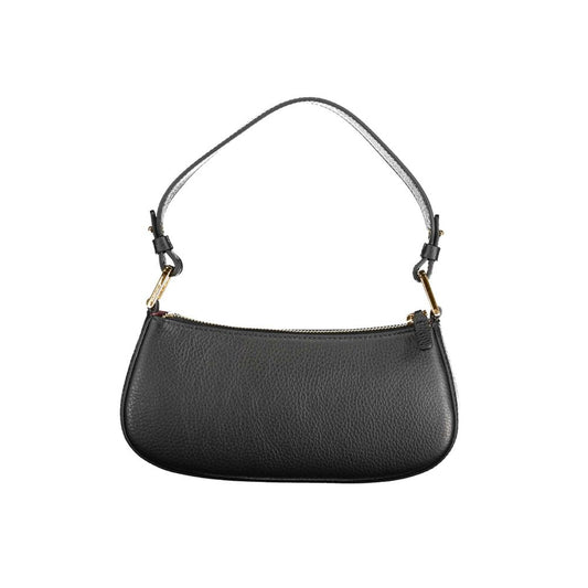 Sac à main en cuir noir Coccinelle