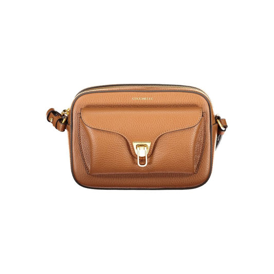 Coccinelle Braune Lederhandtasche