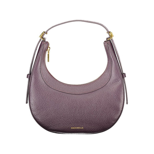 Sac à main en cuir violet Coccinelle