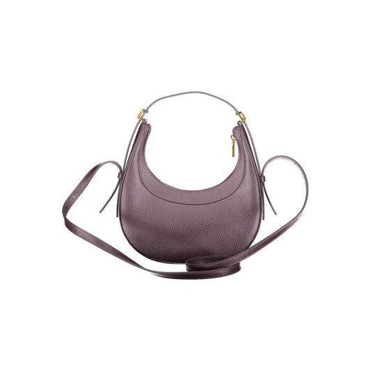 Sac à main en cuir violet Coccinelle