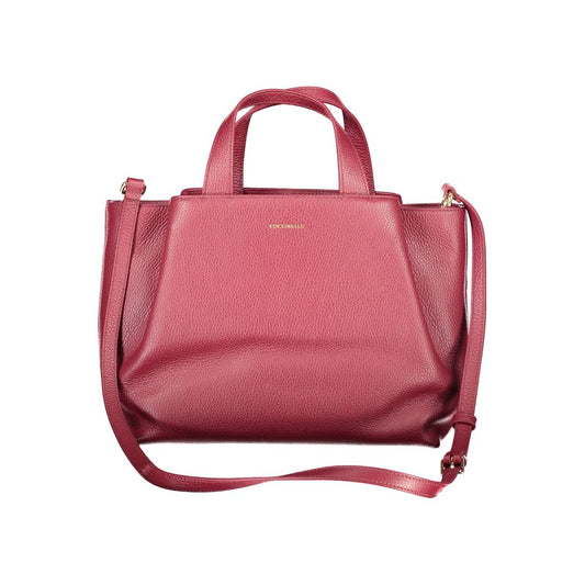Sac à main en cuir violet Coccinelle