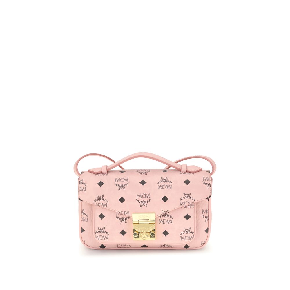 MCM Handtasche aus bedrucktem Kunstleder