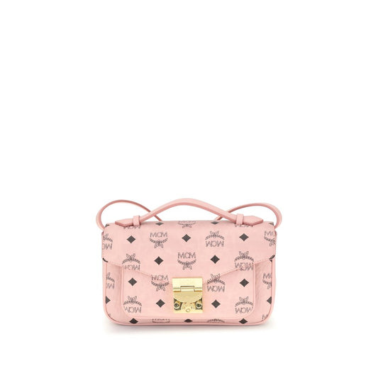 MCM Handtasche aus bedrucktem Kunstleder