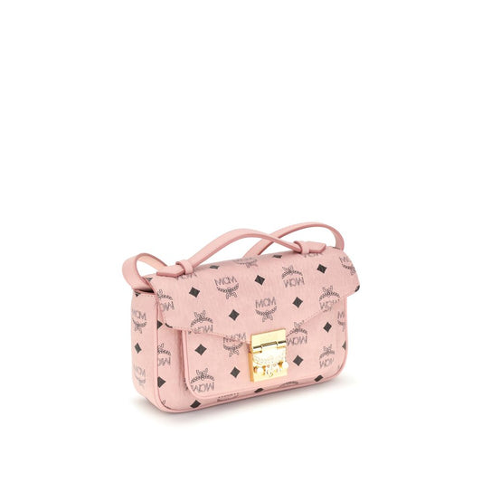 MCM Handtasche aus bedrucktem Kunstleder