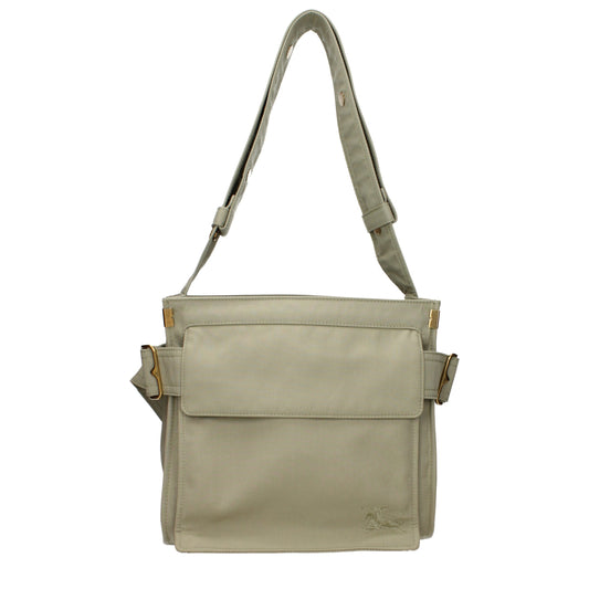 Burberry Green Fabric Shoulder Bag