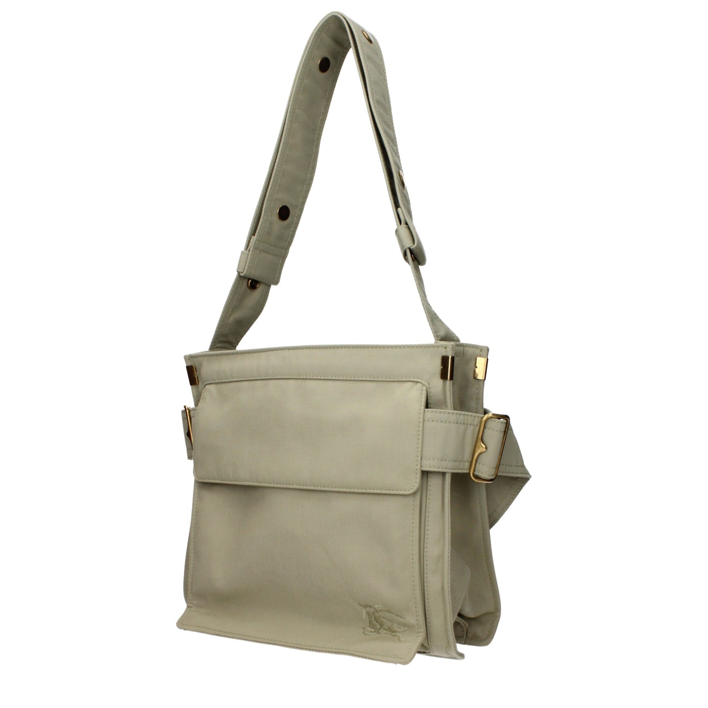 Burberry Green Fabric Shoulder Bag