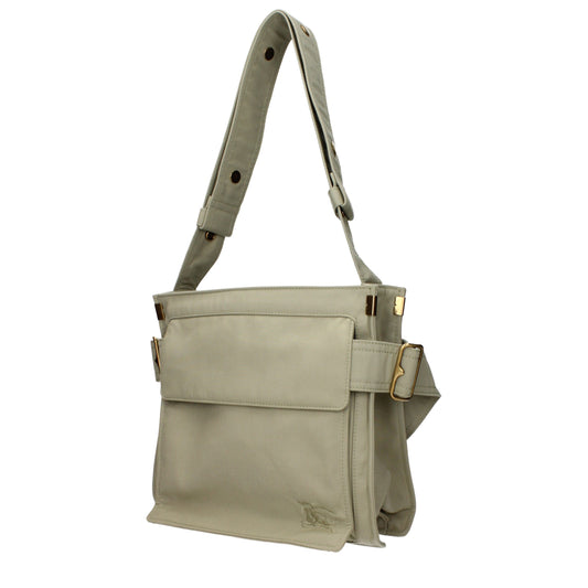 Burberry Green Fabric Shoulder Bag