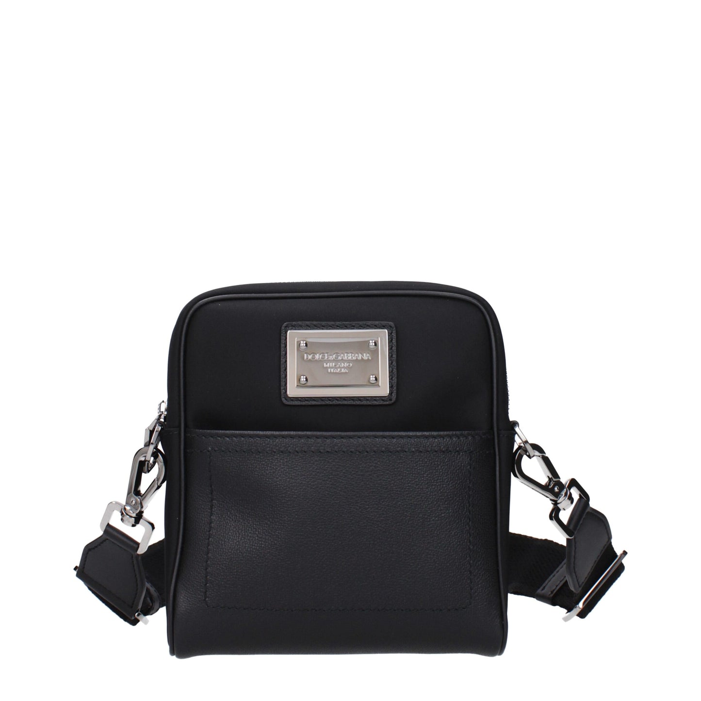 Dolce & Gabbana Black Fabric Crossbody Bag