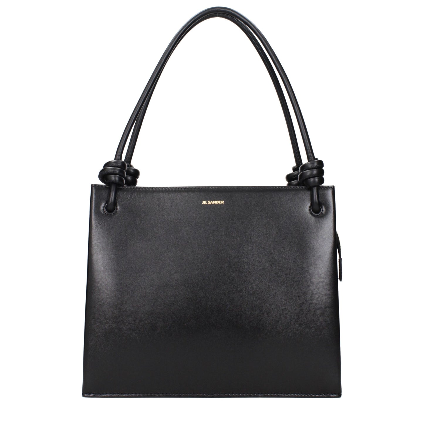 Sacs à main en cuir noir Jil Sander