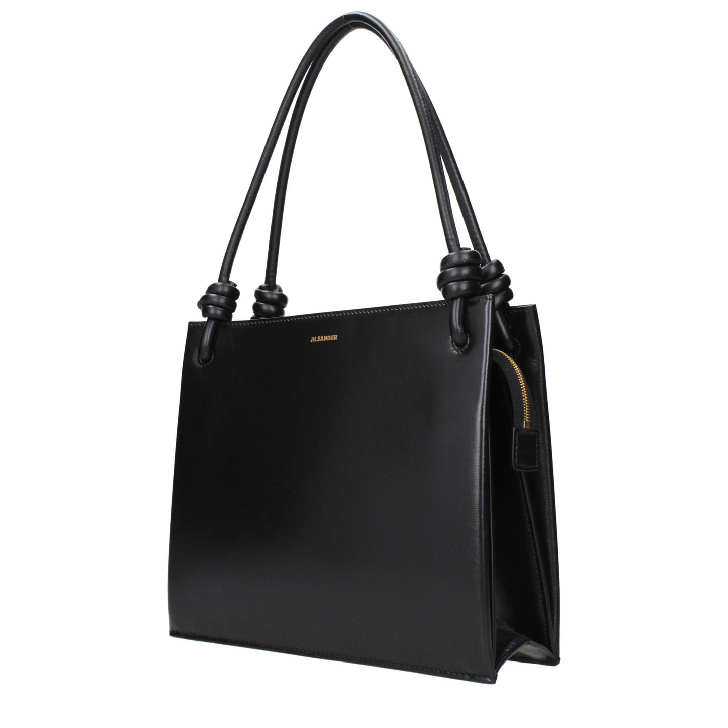 Sacs à main en cuir noir Jil Sander