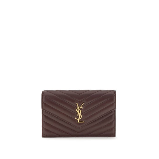 Saint Laurent Wallet With Shoulder Strap
