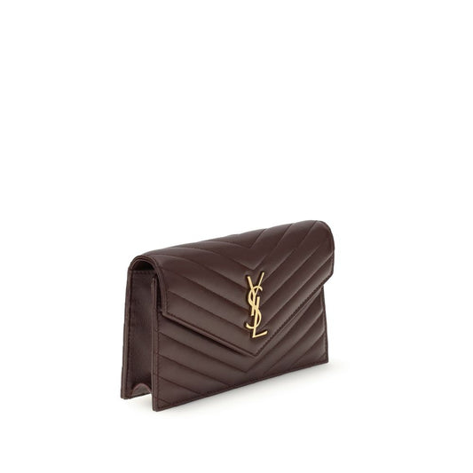 Saint Laurent Wallet With Shoulder Strap