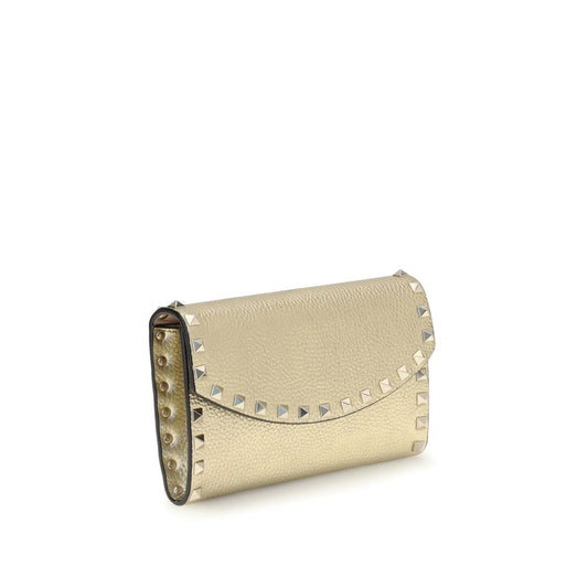 Portefeuille à chaîne Rockstud Valentino Garavani