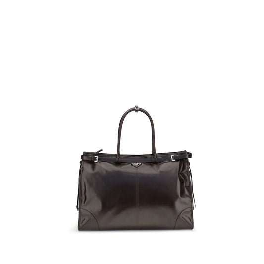 Sac de sport en cuir Prada