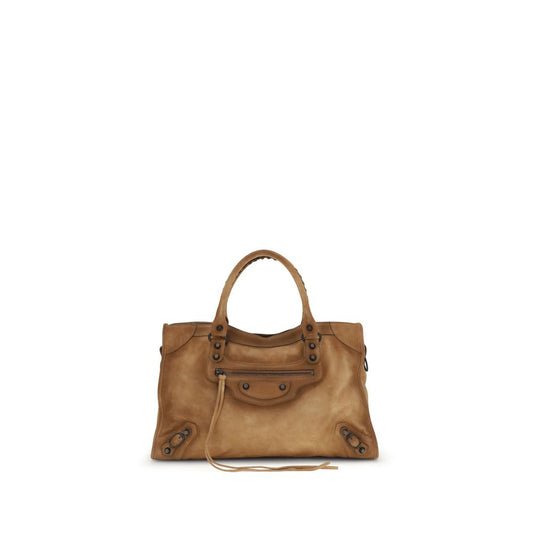 Sac à main Balenciaga en daim Le City medium