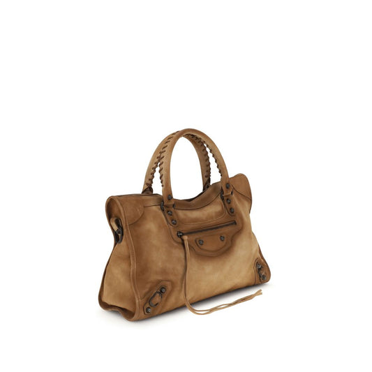 Sac à main Balenciaga en daim Le City medium
