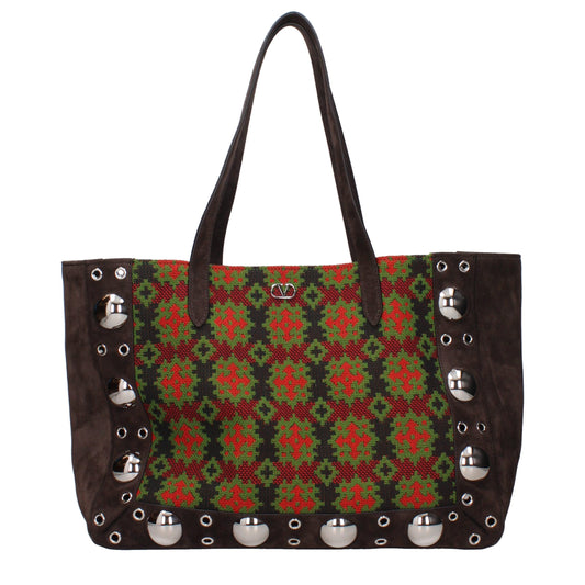 Valentino Garavani – Schultertaschen aus braunem Leder