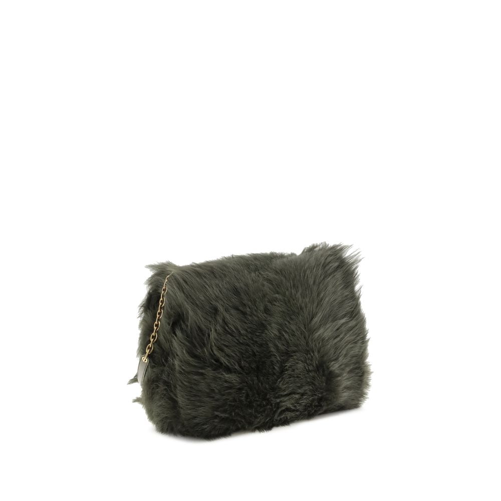 Saint Laurent Jamie mittelgroße Umhängetasche aus Shearling