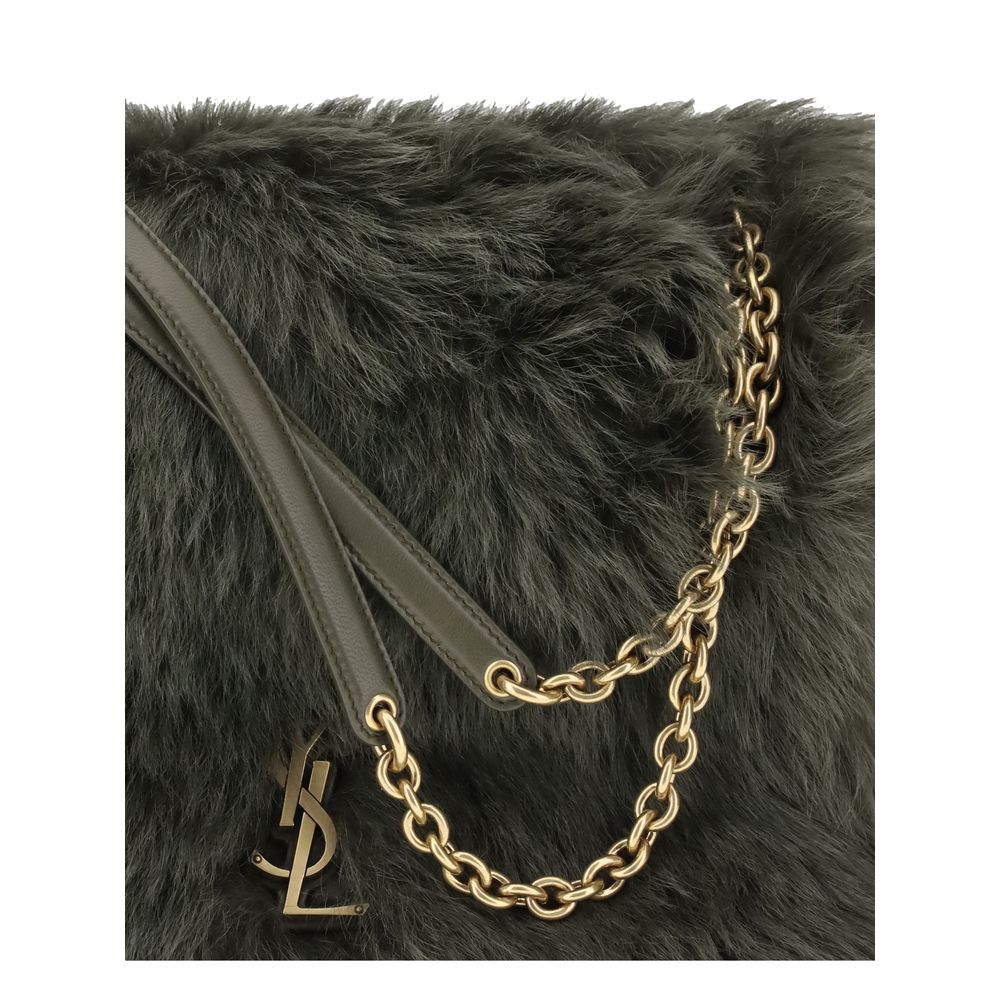 Saint Laurent Jamie mittelgroße Umhängetasche aus Shearling