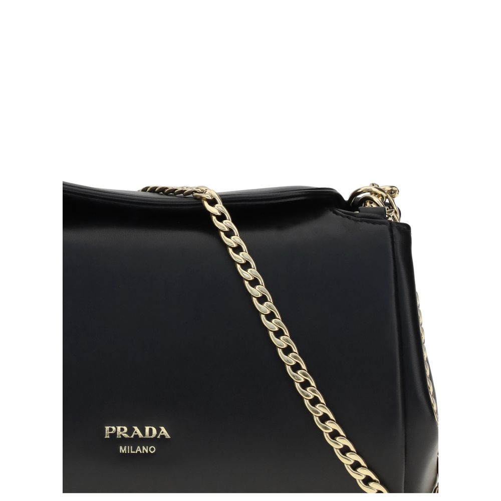 Sac bandoulière Prada Black Lamb Ovis Aries