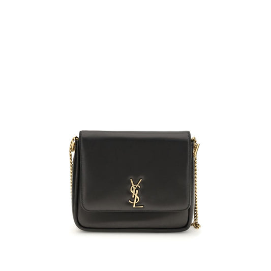Saint Laurent – ​​Bos Taurus – Schultertasche aus schwarzem Kalbsleder