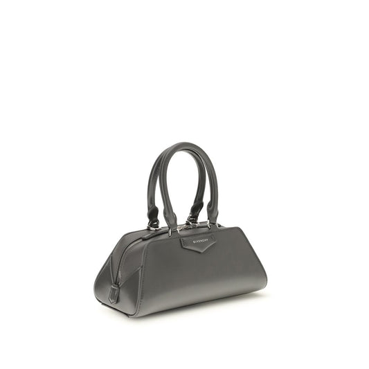 Givenchy Schultertasche aus grauem Kalbsleder, Modell Bos Taurus