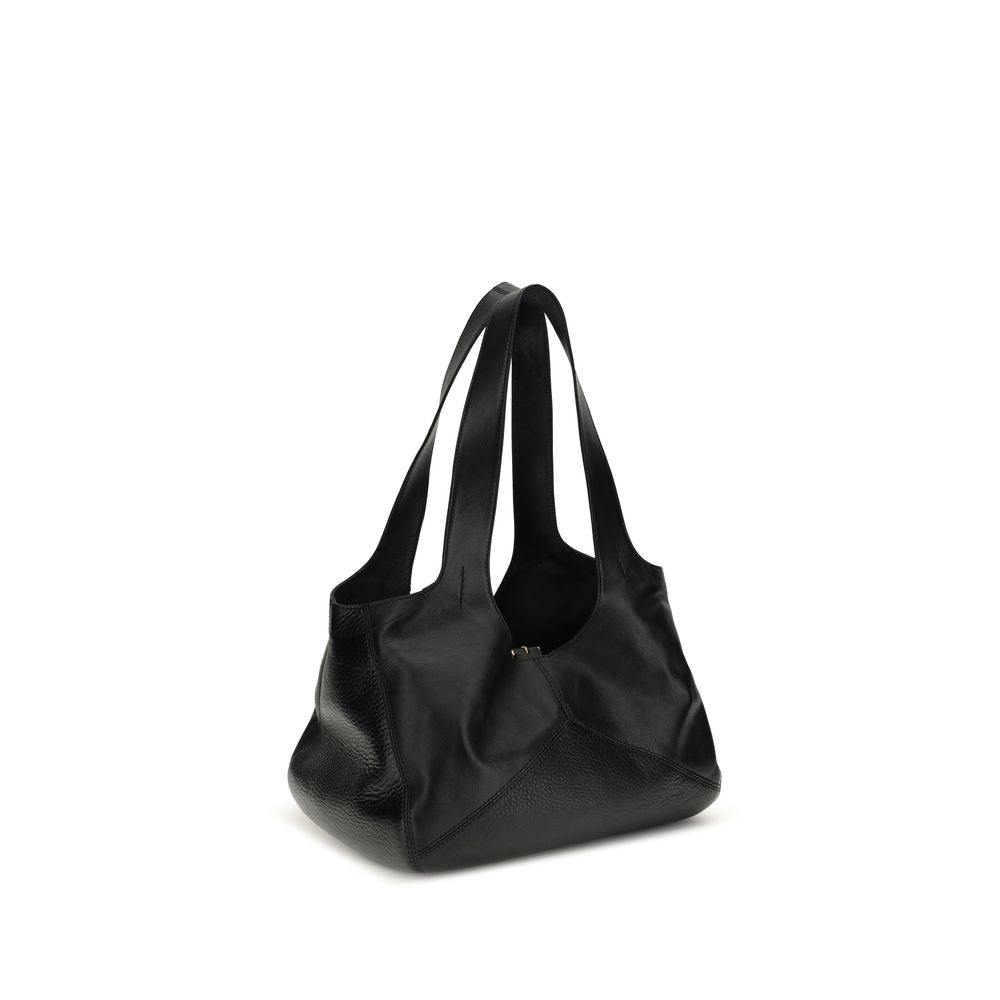Chloé Black Calf Leather Bos Taurus Shoulder Bag