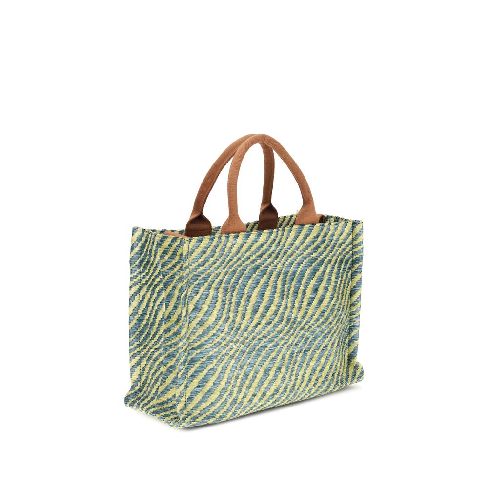 Sac bandoulière en tissu multicolore Marni