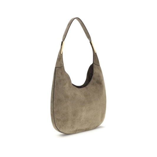 Sac bandoulière Bos Taurus en cuir de veau beige Savette