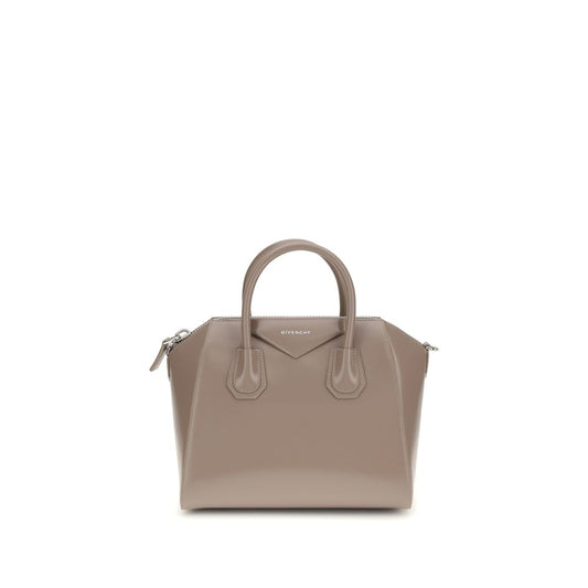 Givenchy Schultertasche aus grauem Kalbsleder, Modell Bos Taurus