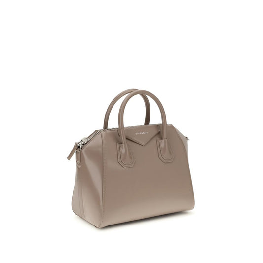 Givenchy Schultertasche aus grauem Kalbsleder, Modell Bos Taurus