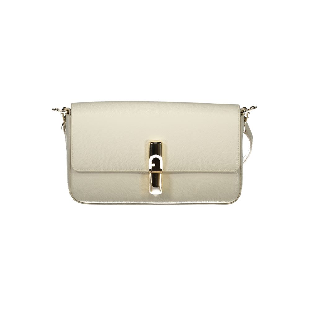 Furla Bianco Pelle Women Handbag