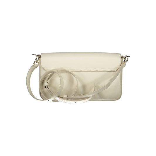 Furla Bianco Pelle Women Handbag