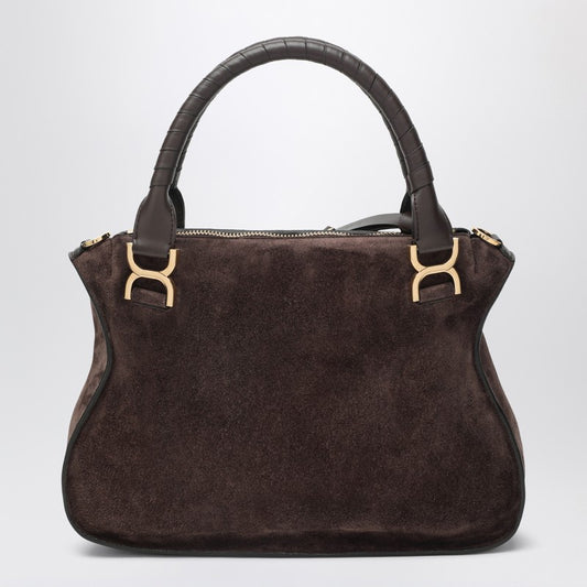 Chloé Brown Suede Leather Handbag