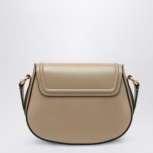 Chloé Saddle Horse Medal Bag In Hammered Pink Leather