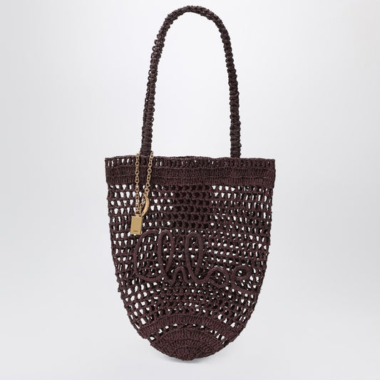 Chloé Small Summer Banana Tote Bag In Brown